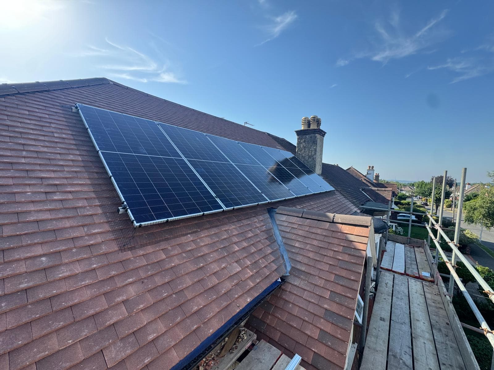 Court Hill, South Croydon — after solar installation